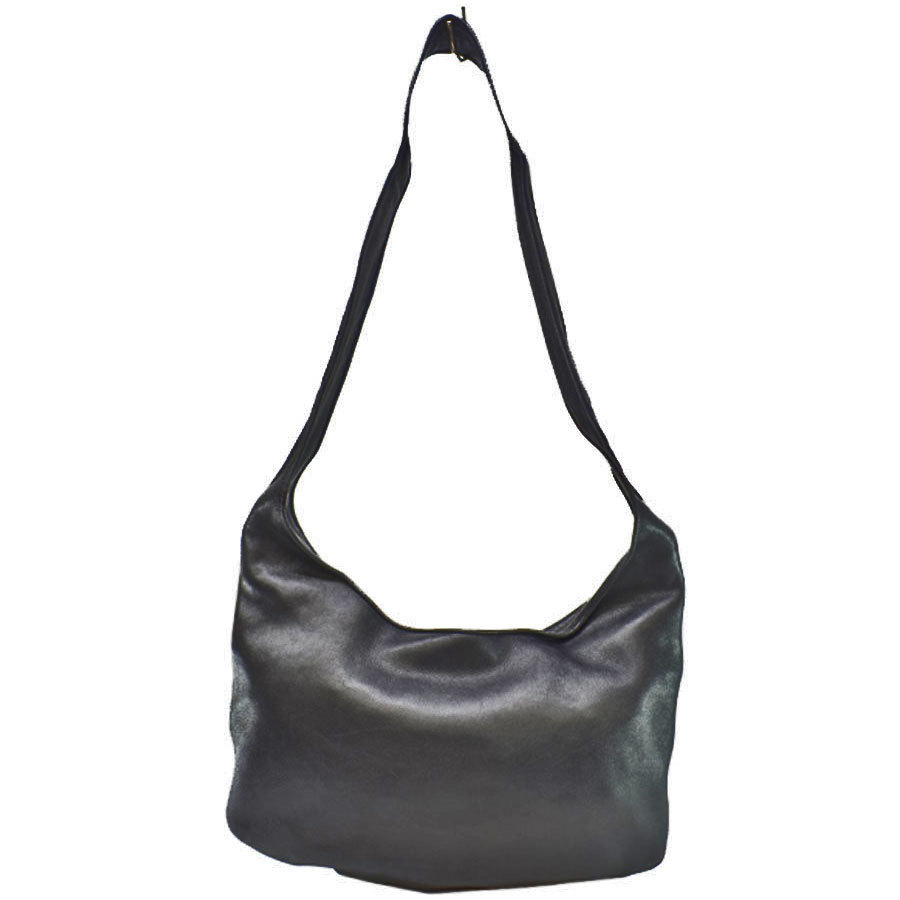 Bottega Veneta Leather Shoulder Bag Black